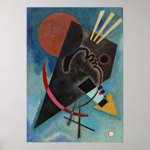 Kandinsky - Pointed and Round Poster