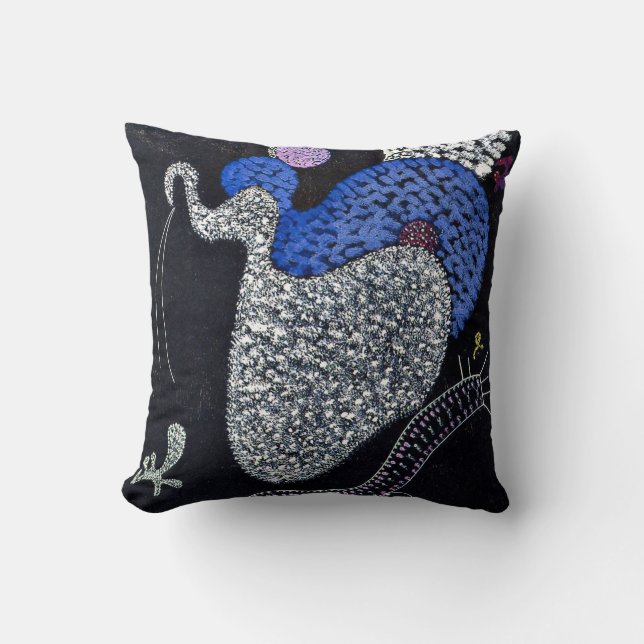 Kandinsky - Pointille Throw Pillow (Front)