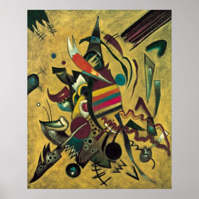 Kandinsky Points Abstract Canvas Painting Poster (Front)