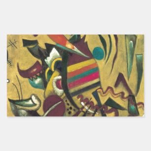 Kandinsky Points Abstract Canvas Painting Sticker