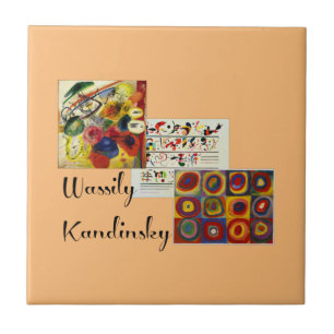 Kandinsky popular artwork collage tile
