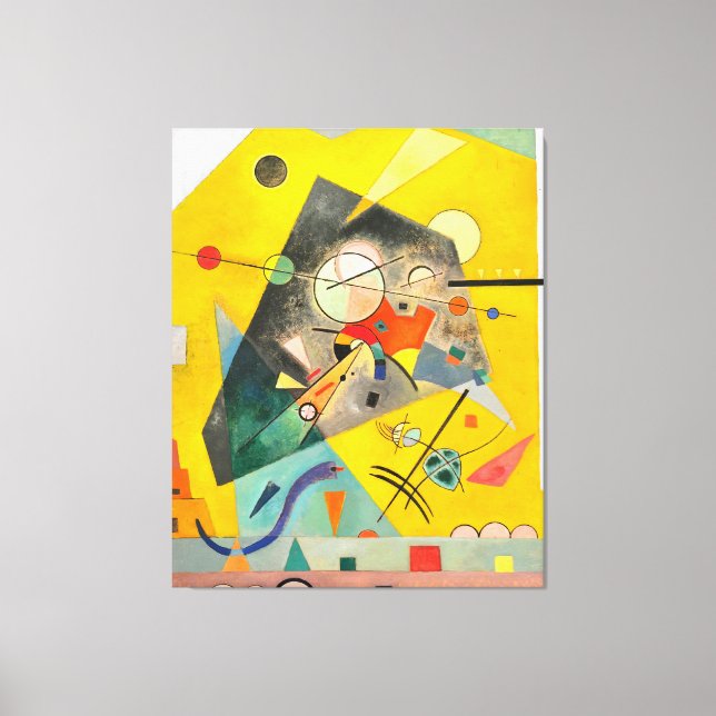 KANDINSKY - QUIET HARMONY - 1924 - Bauhaus - Canvas Print (Front)