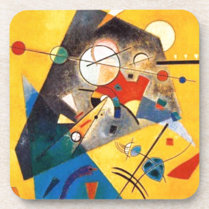Kandinsky Quiet Harmony Abstract Art Coaster