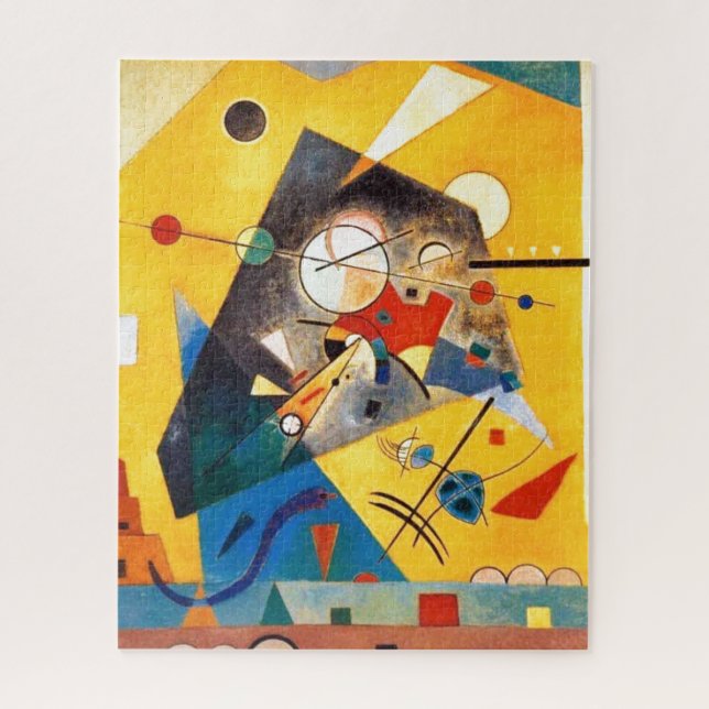 Kandinsky Quiet Harmony Abstract Art Jigsaw Puzzle (Vertical)