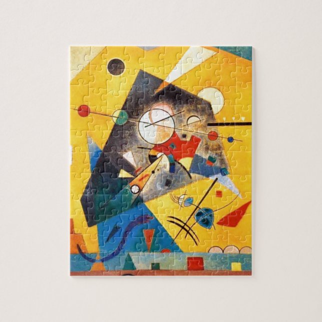 Kandinsky Quiet Harmony Abstract Art Jigsaw Puzzle (Vertical)