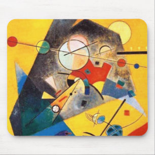 Kandinsky Quiet Harmony Abstract Art Mouse Pad