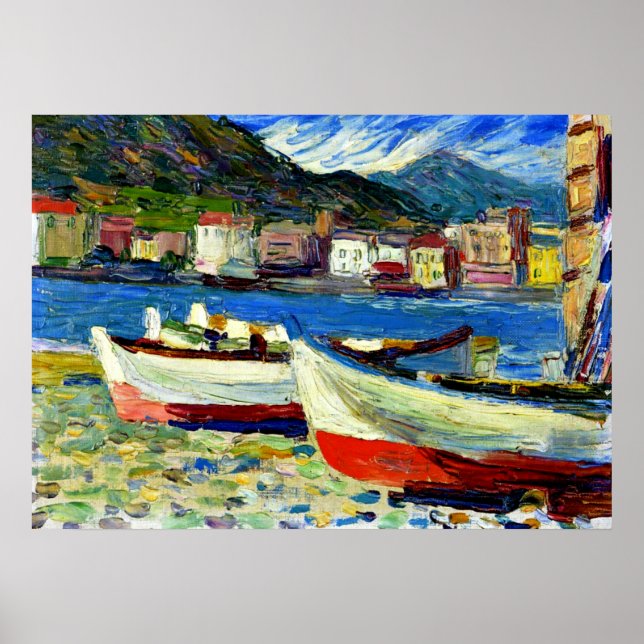 Kandinsky - Rapallo Boats Poster (Front)