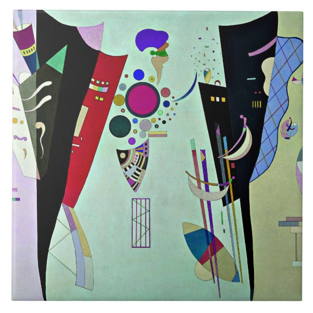 Kandinsky - Reciprocal Accords Tile (Front)