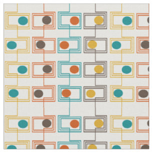 Kandinsky Rectangles with Ovals Fabric