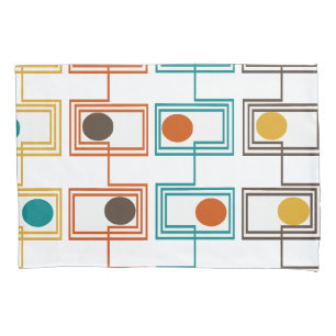 Kandinsky Rectangles with Ovals  Pillowcase