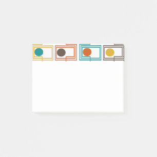 Kandinsky Rectangles with Ovals Post-it Notes