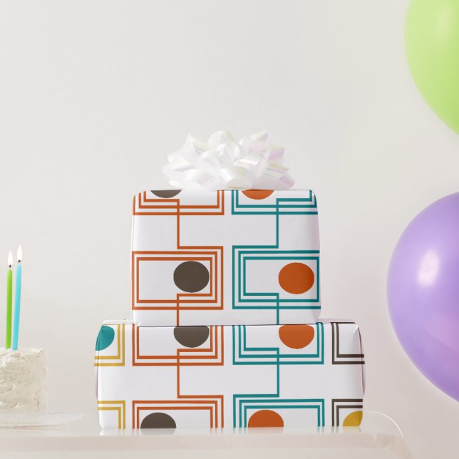 Kandinsky Rectangles with Ovals  Wrapping Paper (Party Gifts)