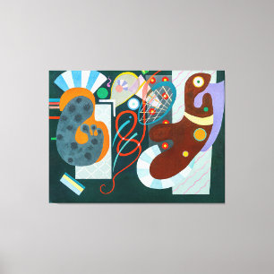  KANDINSKY -  RED KNOT (Nœud Rouge) - 1936 -  Canvas Print