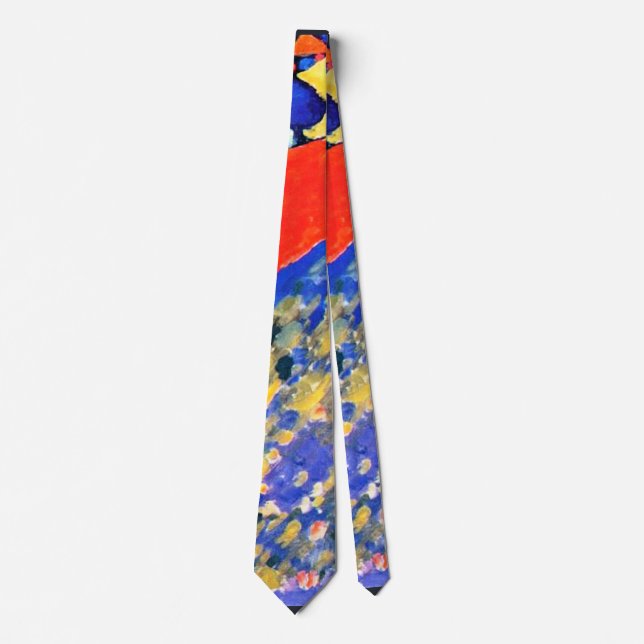 Kandinsky - Red Wall Destiny. Tie (Front)