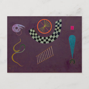 Kandinsky - Ribbon and Squares Postcard