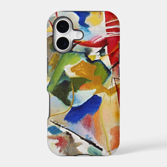 Kandinsky’s Ethereal Green Center - Abstract  (Verso)