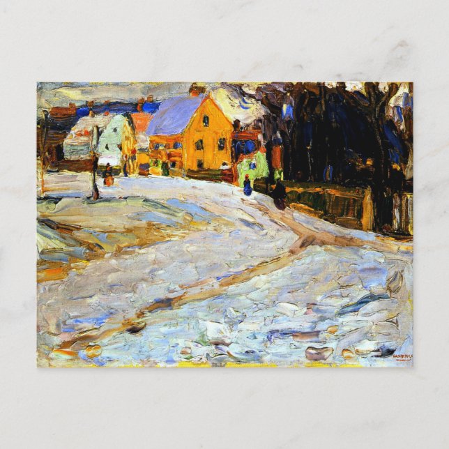 Kandinsky - Schwabing-Nikolaiplatz Postcard (Front)