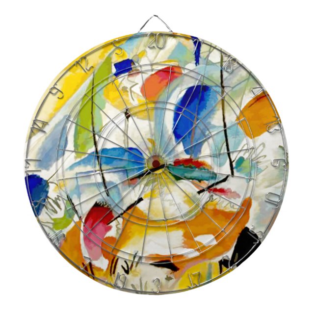 Kandinsky Sea Battle 1913 Dartboard (Front)