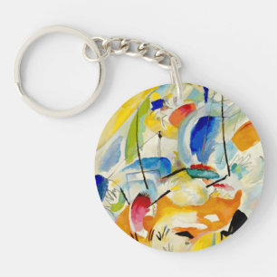 Kandinsky Sea Battle 1913 Keychain