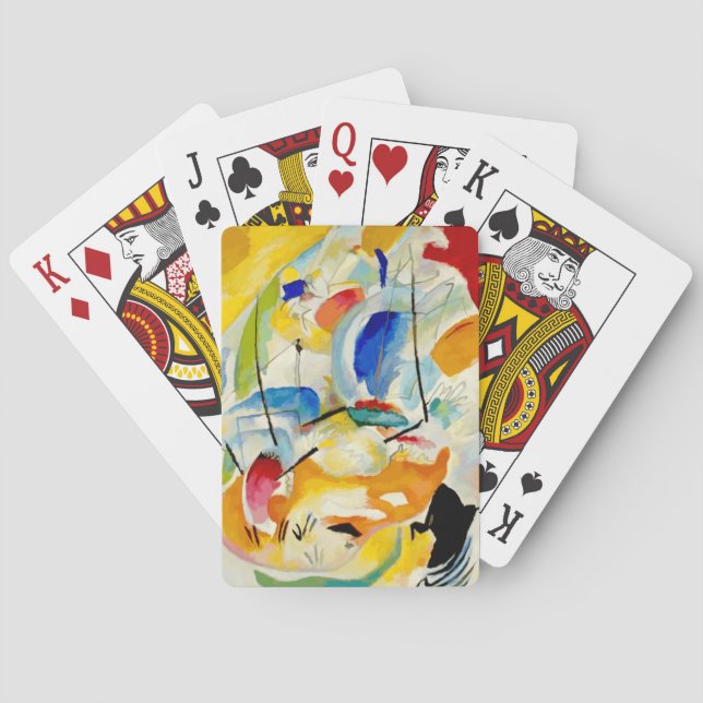 Kandinsky Sea Battle 1913 Playing Cards (Back)