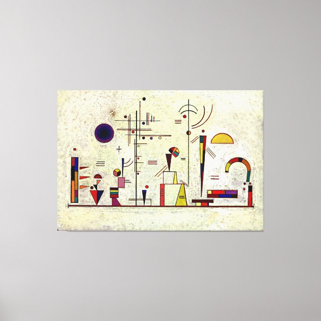 Kandinsky - Serious-Fun Canvas Print (Front)