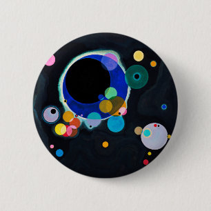 Kandinsky Several Circles Artwork 2 Inch Round Button
