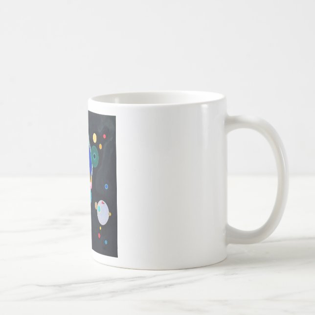 Kandinsky Several Circles Artwork Coffee Mug (Right)
