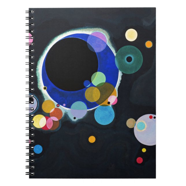 Kandinsky Several Circles Artwork Notebook (Front)