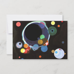 Kandinsky - Several Circles Card