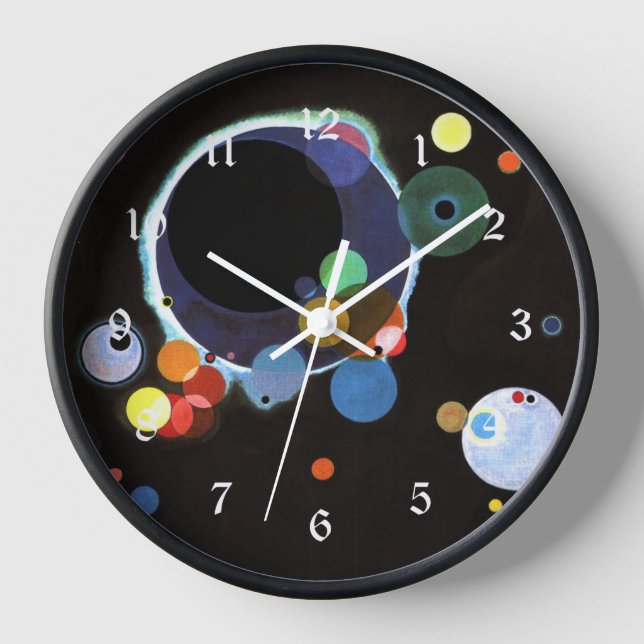 Kandinsky - Several Circles Clock (Front)