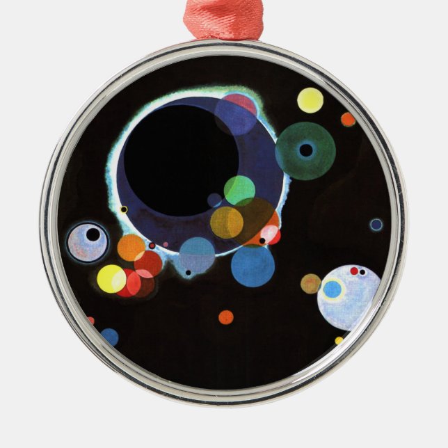 Kandinsky - Several Circles Metal Ornament (Front)