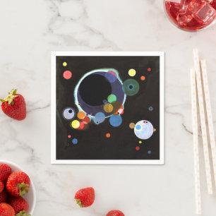 Kandinsky - Several Circles Napkin