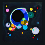 Kandinsky Several Circles Poster<br><div class="desc">Kandinsky Several Circles poster. Oil painting on canvas from 1926. Russian artist Wassily Kandinsky painted some of the most visually arresting abstract paintings of the twentieth century. Several circles is a beautiful example of Kandinsky’s use of colour featuring blue, green, orange, and pink circles arranged like planets on a dark...</div>