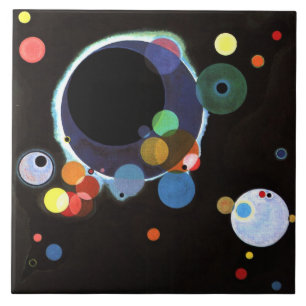 Kandinsky - Several Circles Tile