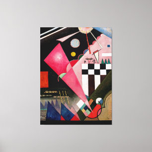 KANDINSKY - SHARP CALM PINK (Scharfruhiges Rosa) - Canvas Print