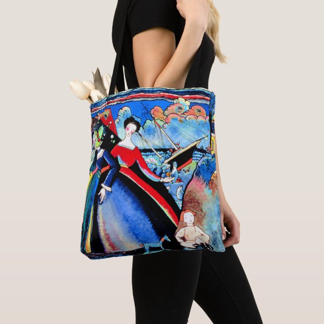 Kandinsky - Ship, Tote Bag (Close Up)