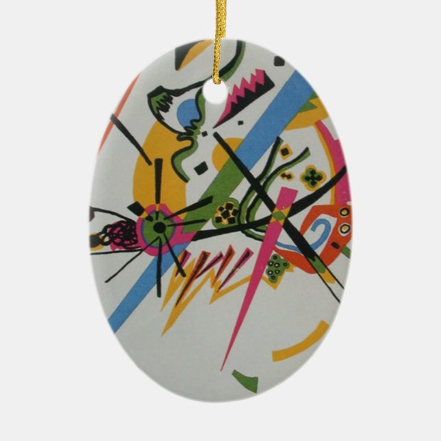 Kandinsky Small Worlds Kleine Welts I Ceramic Ornament (Front)