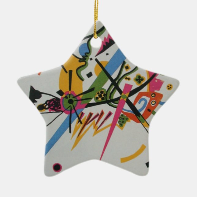 Kandinsky Small Worlds Kleine Welts I Ceramic Ornament (Front)