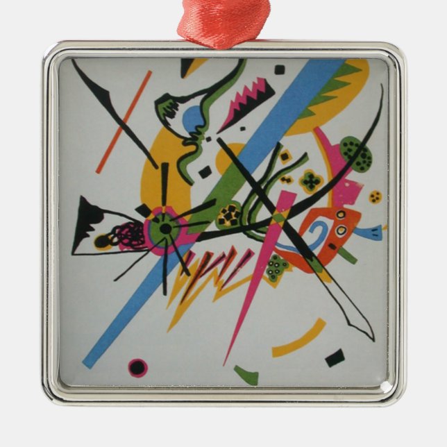 Kandinsky Small Worlds Kleine Welts I Metal Ornament (Front)
