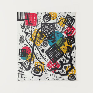 Kandinsky - Small Worlds V, abstract art Tapestry