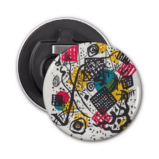 Kandinsky Small Worlds V Abstract Classic Bottle Opener (Front)