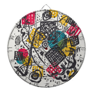 Kandinsky Small Worlds V Abstract Classic Dartboard