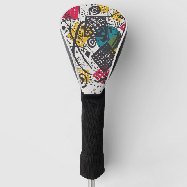 Kandinsky Small Worlds V Abstract Classic Golf Head Cover (Front)