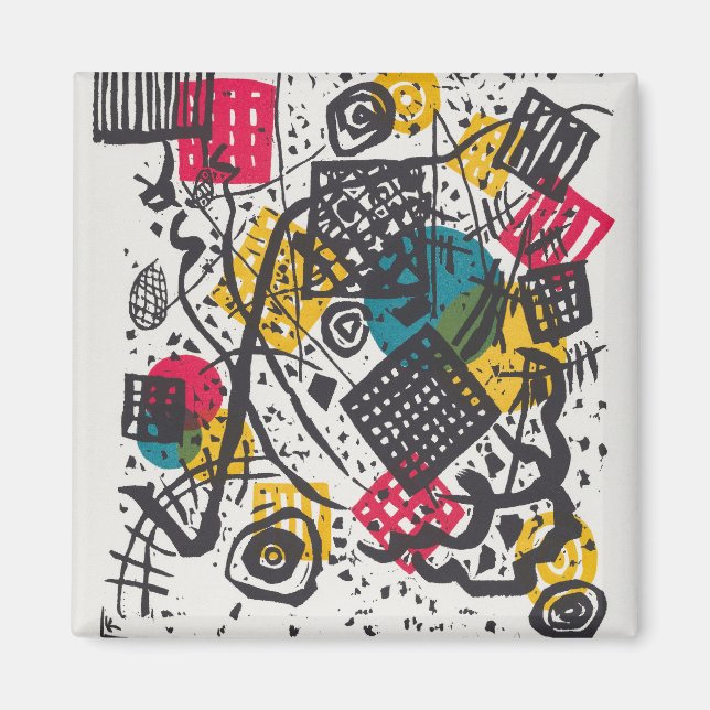 Kandinsky Small Worlds V Abstract Classic Magnet (Front)