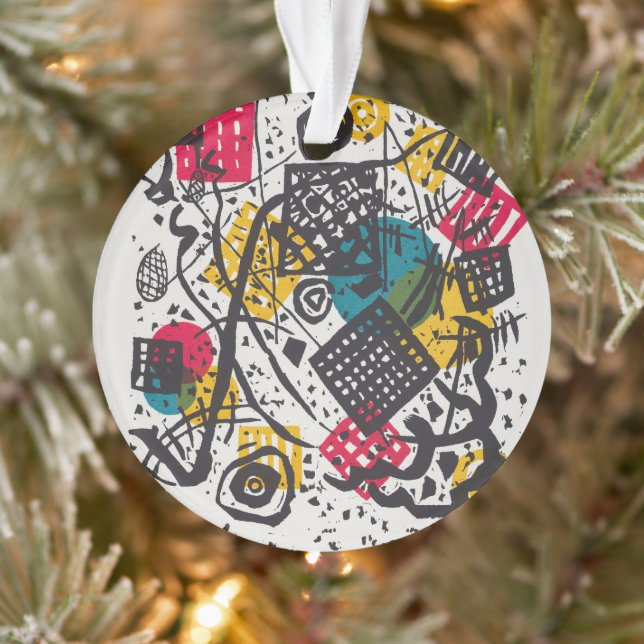 Kandinsky Small Worlds V Abstract Classic Ornament (Tree)