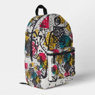 Kandinsky Small Worlds V Abstract Classic Printed Backpack