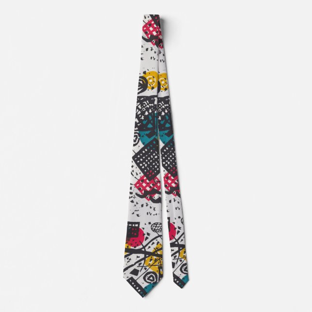 Kandinsky Small Worlds V Abstract Classic Tie (Front)