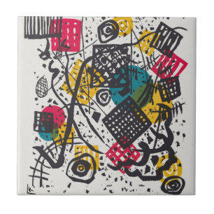 Kandinsky Small Worlds V Abstract Classic Tile