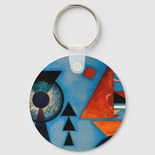 Kandinsky Soft Hard Abstract Keychain