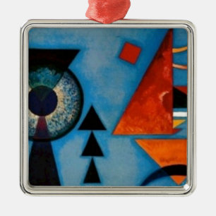 Kandinsky Soft Hard Abstract Metal Ornament